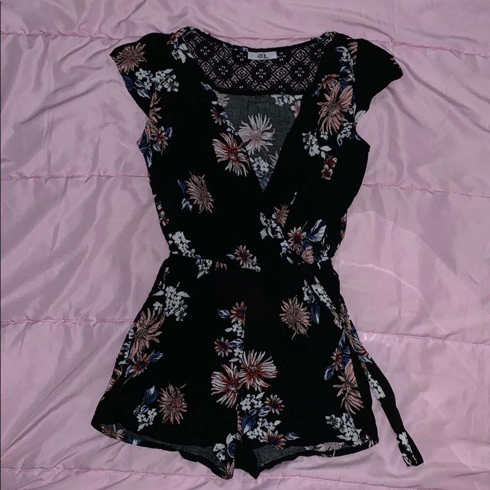 Cute floral romper
